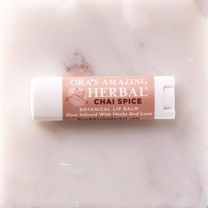 Ora's Amazing Herbal Natural Lip Balm, Herbal Infused, Chai Spice