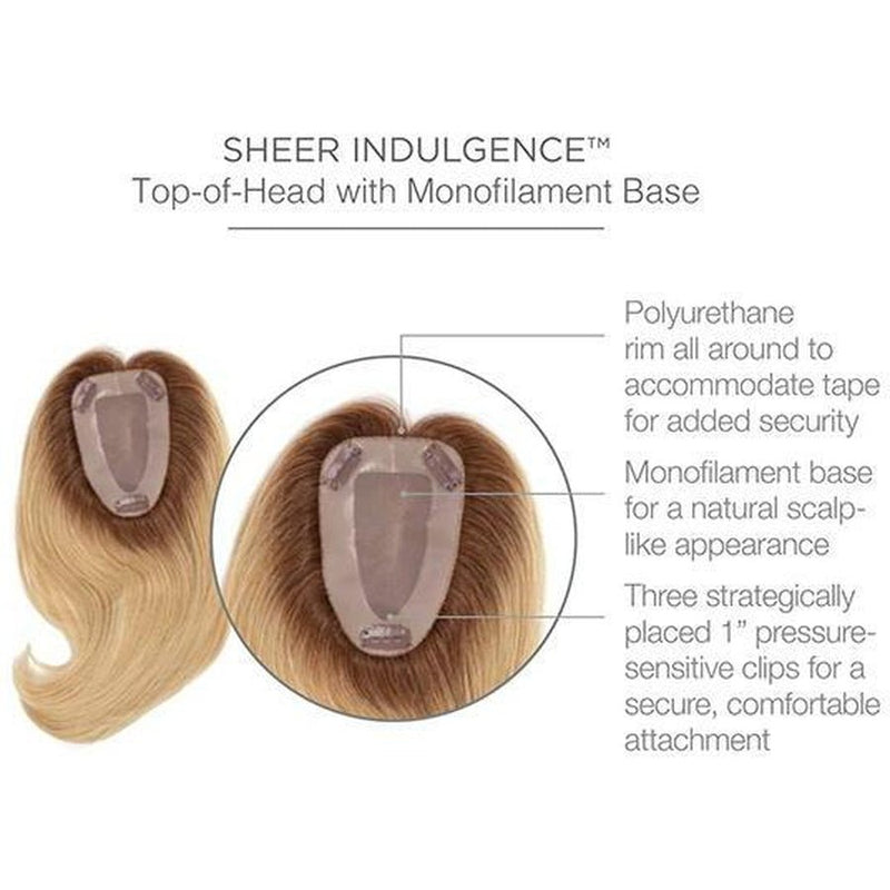 VIP Extensions CHARMED LIFE  12" - Top Piece by  Raquel Welch 100% Human Hair Hair Topper