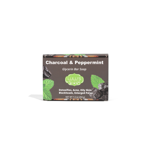 Lulu’s Holistics Charcoal Peppermint Glycerin Bar Soap – Deep Clean, Detox & Refresh Bar soap
