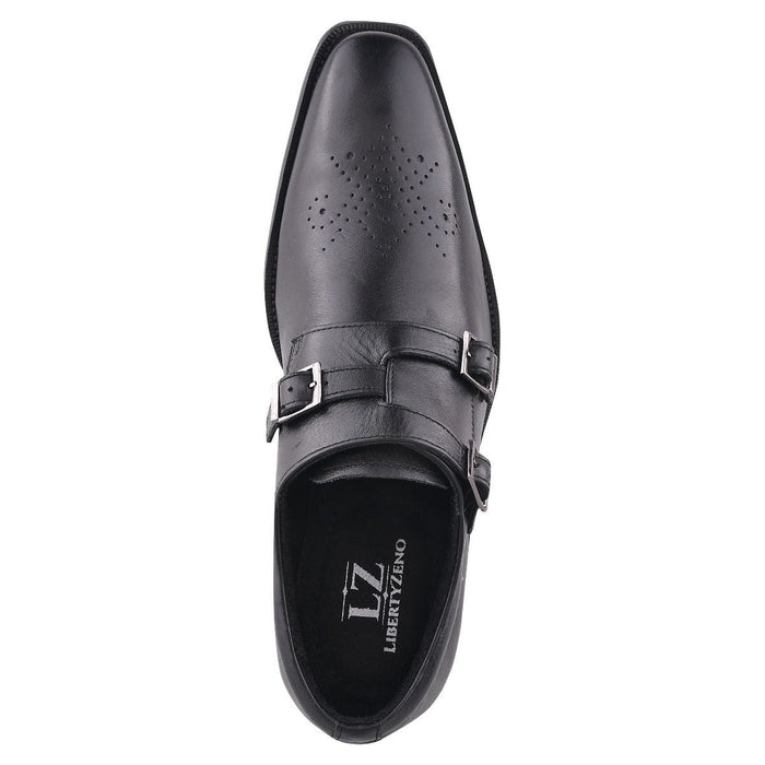 Chatswood Leather Oxford Style Monk Straps