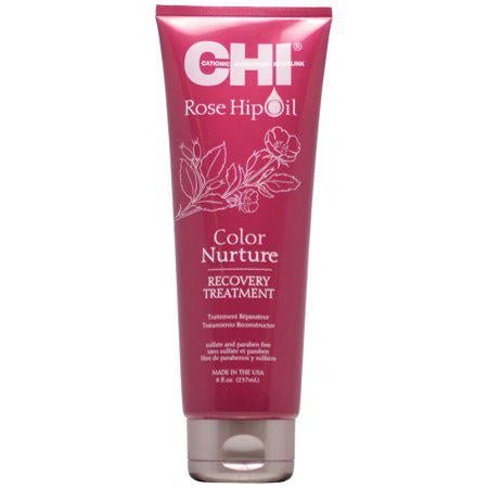 VIP Extensions CHI Rose Hip Oil Color Nurture Recovery Treatment 8  oz Hair Care