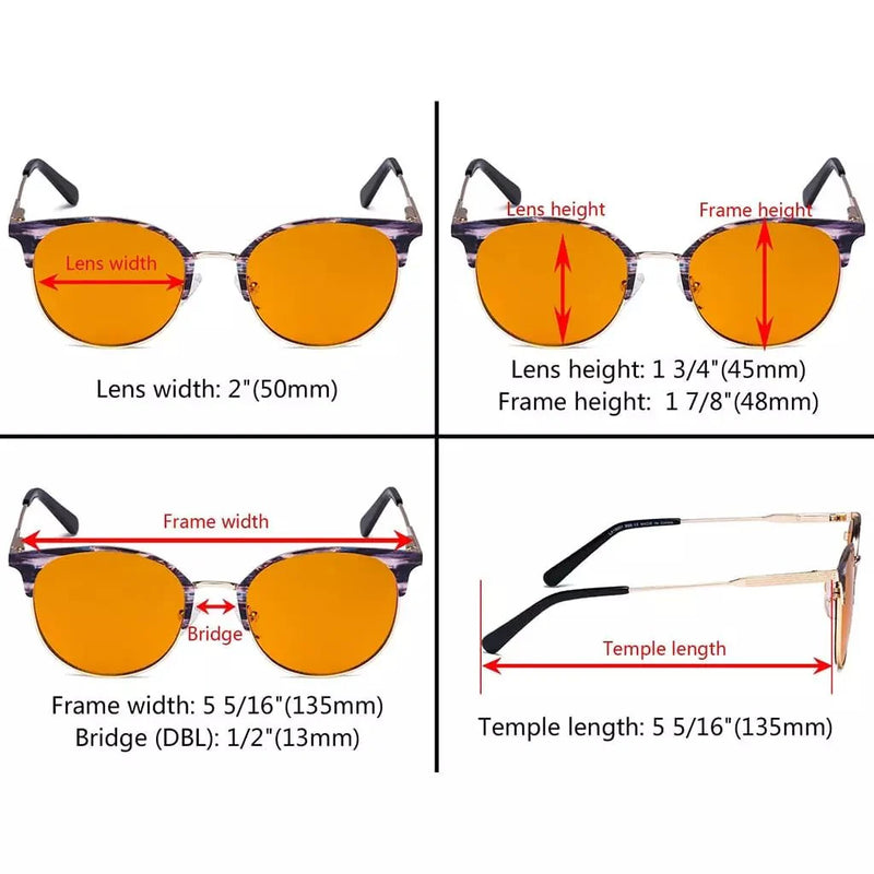 eyekeeper.com Chic Blue Light Blocking Eyeglasses LX19001-BB98 Eyeglasses