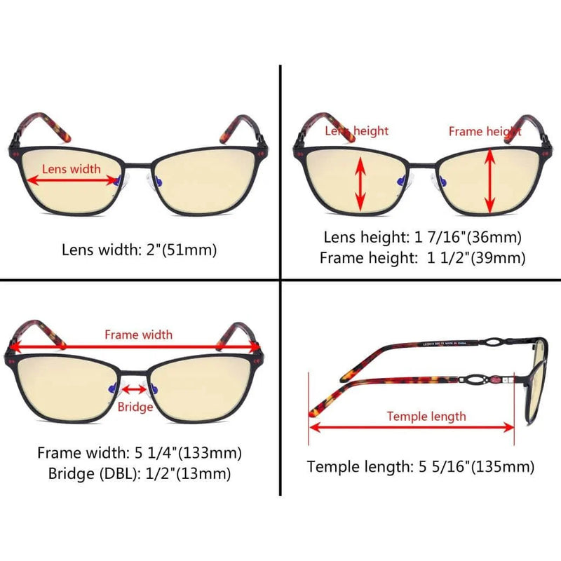 eyekeeper.com Chic Blue Light Blocking Eyeglasses LX19019-BB60 Eyeglasses