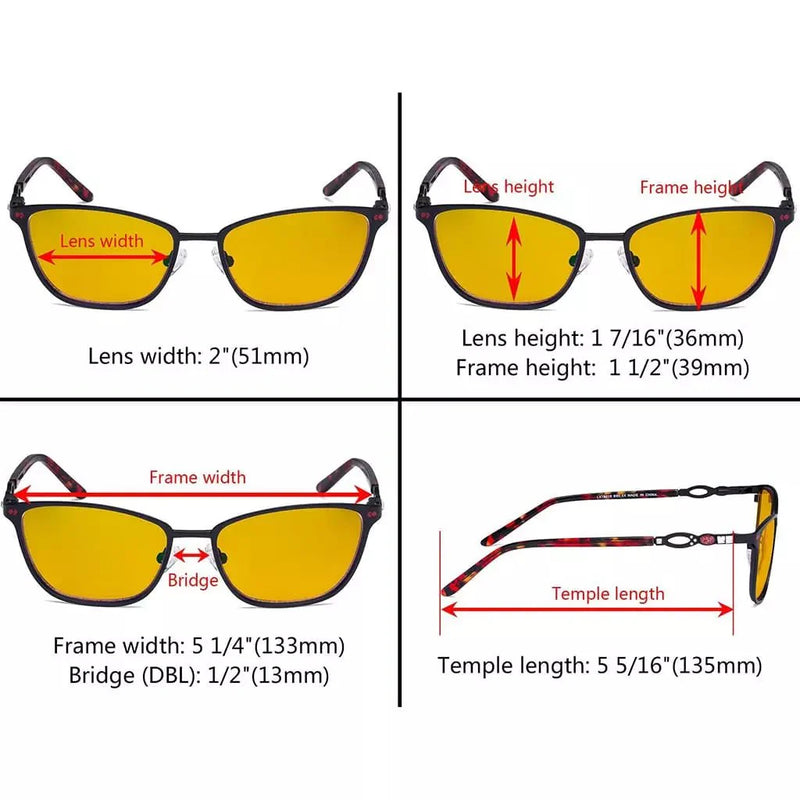 eyekeeper.com Chic Blue Light Blocking Eyeglasses LX19019-BB90 Eyeglasses