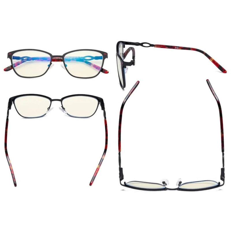 eyekeeper.com Chic Blue Light Filter Eyeglasses LX19019-BB40 Eyeglasses