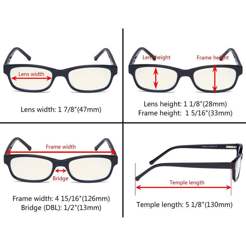 eyekeeper.com Narrow Blue Light Filter Eyeglasses for Kids K02-BB40 Eyeglasses