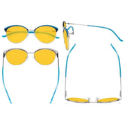 eyekeeper.com Oval Blue Light Blocking Eyeglasses LX19030-BB90 Eyeglasses