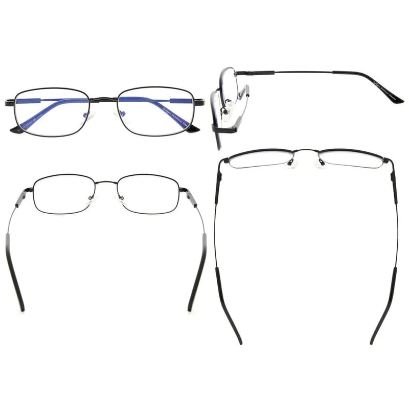 eyekeeper.com Chic Progressive Multifocus Reading Glasses Rectangle Readers M1703 Eyeglasses