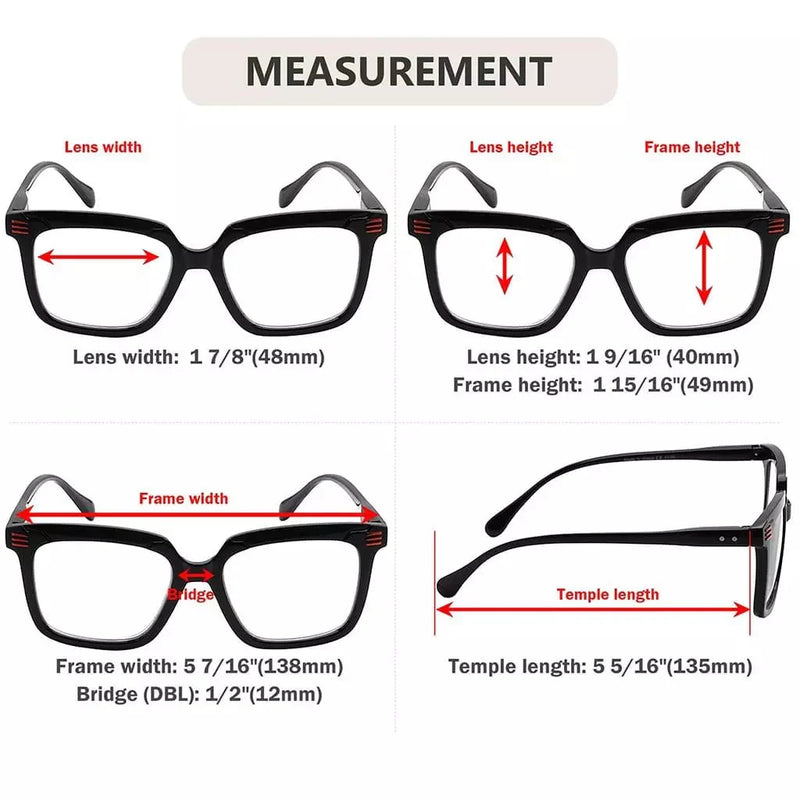 eyekeeper.com 5 Pack Stylish Reading Glasses Fashionable Readers R2108 Eyeglasses