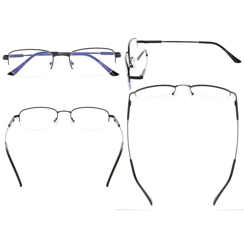 eyekeeper.com Chic Rectangle Progressive Multifocus Reading Glasses M1704 Eyeglasses