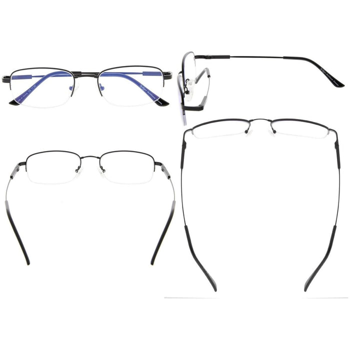 Eyekeeper - Chic Rectangle Progressive Multifocus Reading Glasses M1704