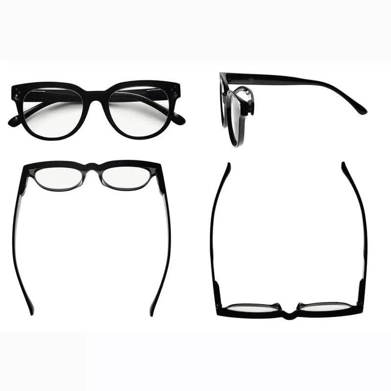eyekeeper.com Chic Thicker Frame Progressive Multifocal Reading Glasses M9110 Eyeglasses