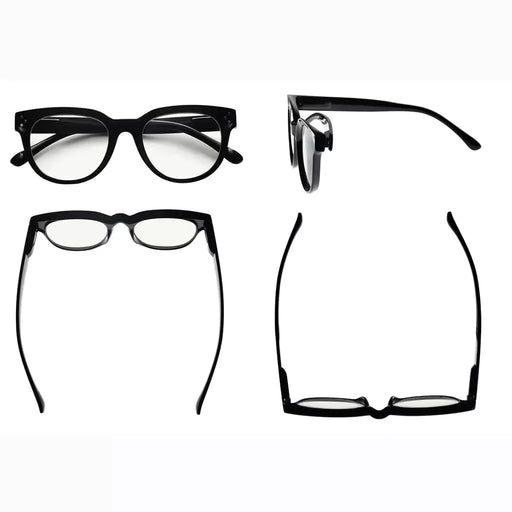 eyekeeper.com Chic Thicker Frame Progressive Multifocal Reading Glasses M9110 Eyeglasses