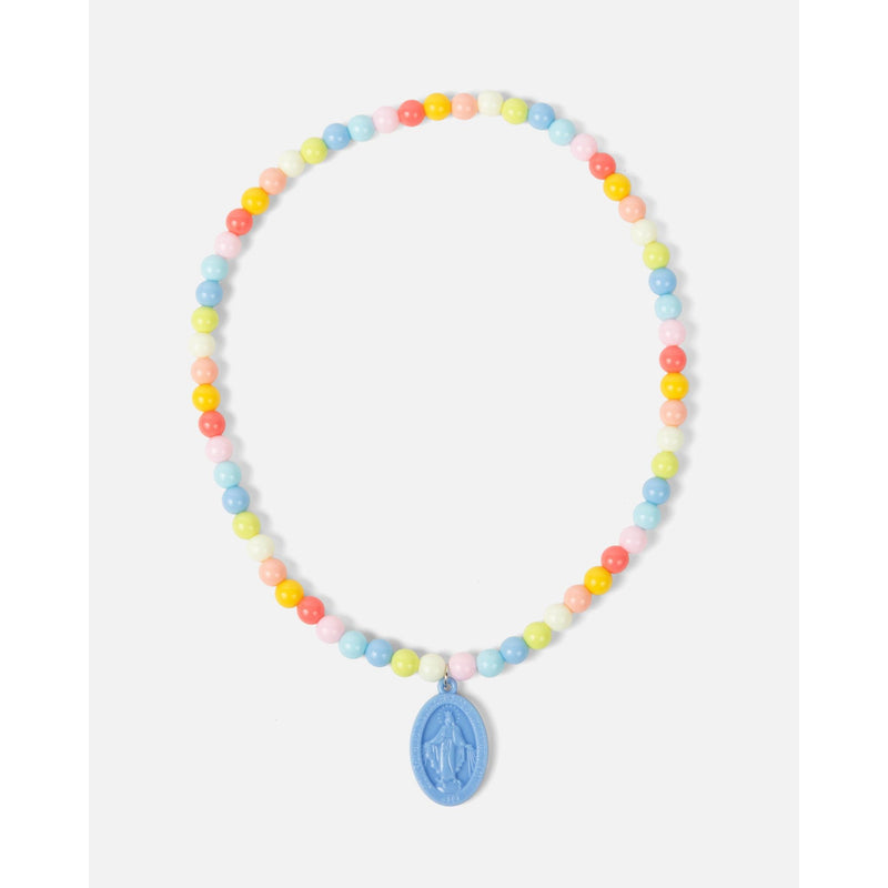 Be A Heart Miraculous Medal Plastic Children's Necklace Jewelry