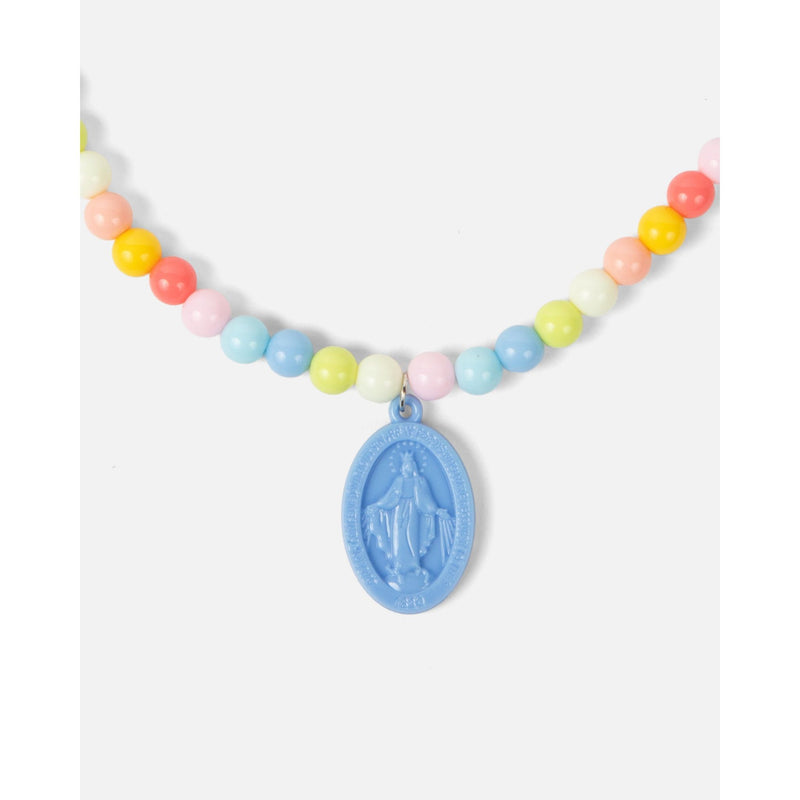 Be A Heart Miraculous Medal Plastic Children's Necklace Jewelry