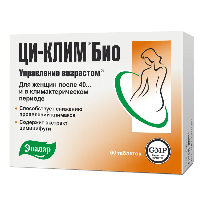 SiberianGreen.com Black Cohosh Herbal Extract by Evalar Ci-Klim 60 Tabs Herbs