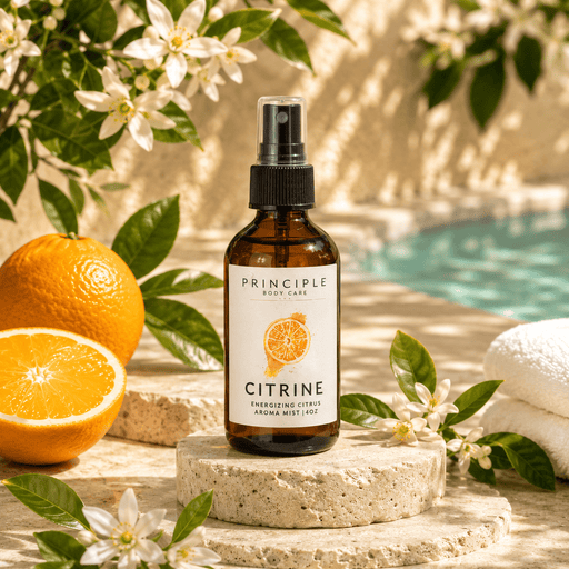 P R I N C I P L E Citrine Aroma Mist Aromas Tan