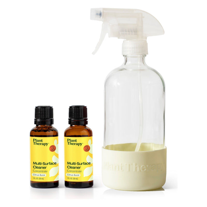 Plant Therapy Cleaning Duo: Citrus Burst + Chamomile Sleeve Household