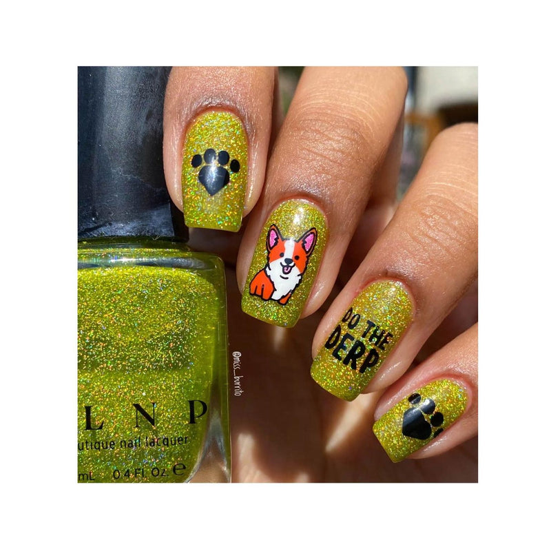 UberChic Beauty Corgi Love Stamping Plate