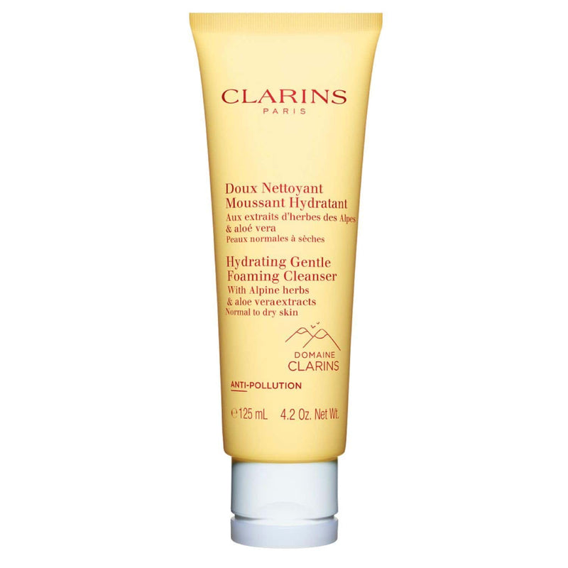 Nava Beauty Clarins Hydrating Gentle Foaming Cleanser 4.2 OZ White Smoke
