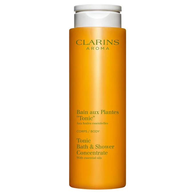 Nava Beauty Clarins Tonic Bath and Shower Concentrate 6.7 OZ Dark Orange