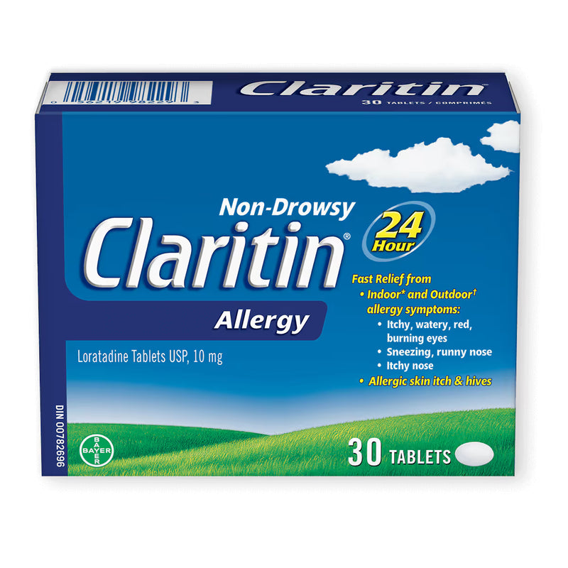 Claritin Claritin 24-Hour Non-Drowsy Allergy Relief Tablets - Loratadine 10mg (30 Count) Medicine & Drugs