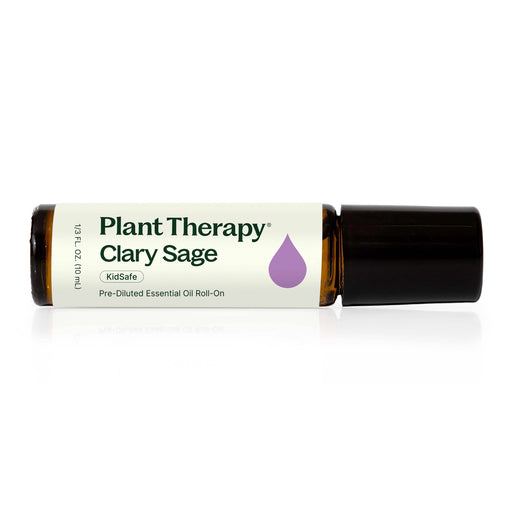 Plant Therapy Clary Sage Essential Oil Pre-Diluted Roll-On Essential Oil