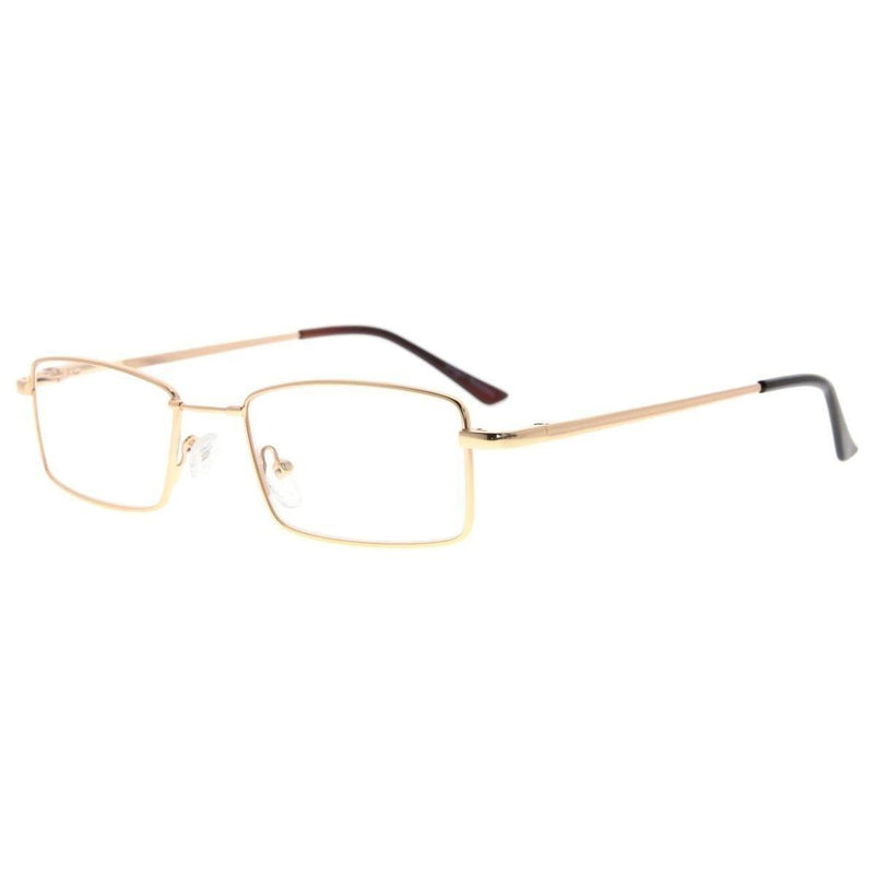 eyekeeper.com Classic Bendable Memory Metal Bridge Reading Glasses R1709 Eyeglasses
