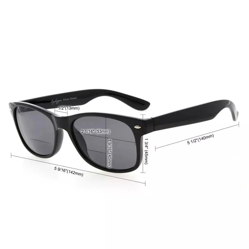 eyekeeper.com Classic Bifocal Reading Sunglasses Sunshine Rectangle Readers SBR093 Sunglasses
