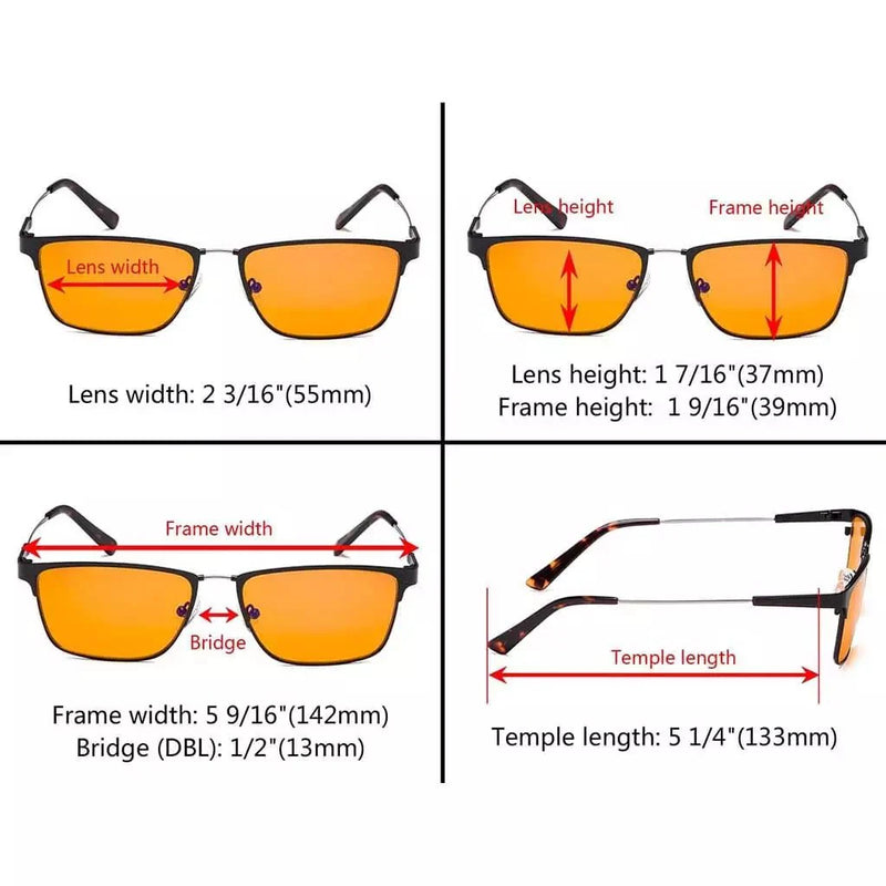 eyekeeper.com Classic Blue Light Blocking Reading Glasses LX17008 Eyeglasses