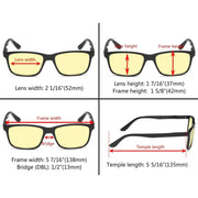 eyekeeper.com Classic Blue Light Blocking Reading Glasses TM163 Eyeglasses