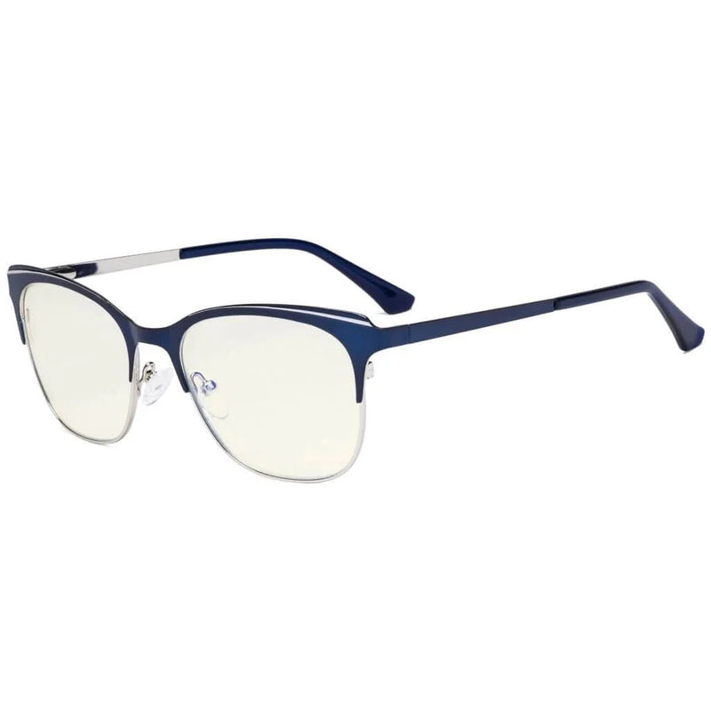 eyekeeper.com Classic Full-Rim Blue Light Filter Eyeglasses LX19041-BB40 Eyeglasses