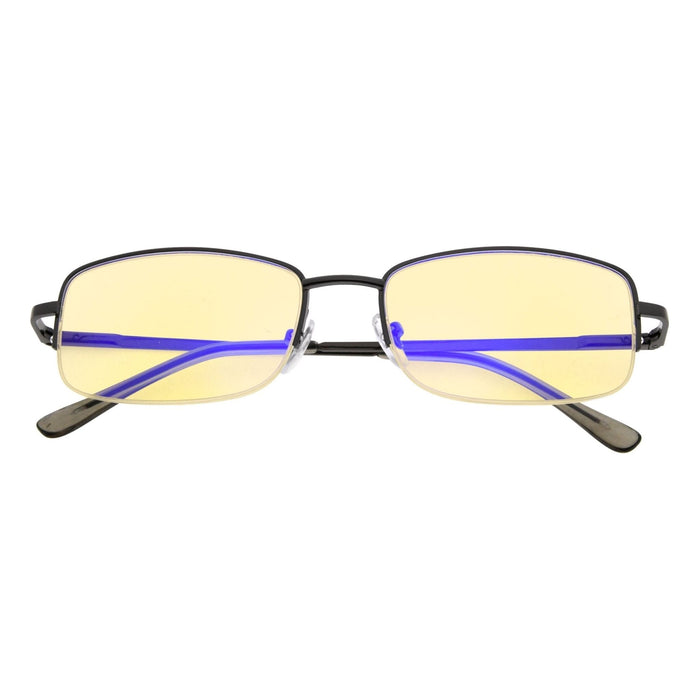 Eyekeeper.Com - Classic Metal Blue Light Blocking Reading Glasses Tmcg15015