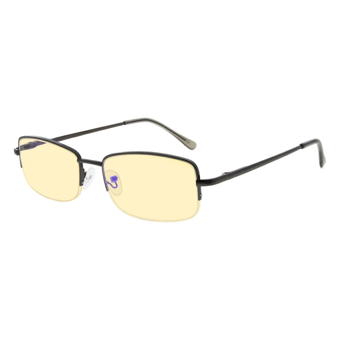 Eyekeeper.Com - Classic Metal Blue Light Blocking Reading Glasses Tmcg15015