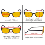 eyekeeper.com Metal Frame Blue Light Blocking Eyeglasses LX19006-BB90 Eyeglasses