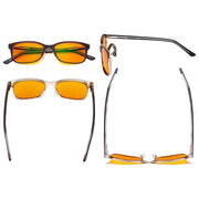 eyekeeper.com Metal Blue Light Blocking Eyeglasses LX19006-BB98 Eyeglasses