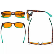 eyekeeper.com Classic Orange lens Blue Light Blocking Reading Glasses DS075D Eyeglasses