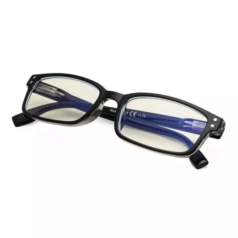 eyekeeper.com Classic Rectangle Blue Light Filter Reading Glasses 1-CG097 Eyeglasses