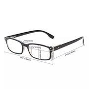 eyekeeper.com Classic Rectangle Blue Light Filter Reading Glasses 1-CG097 Eyeglasses