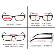 eyekeeper.com Classic Rectangle Computer Reading Glasses CG054 Eyeglasses