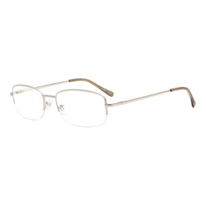 Eyekeeper.Com - Classic Semi-Rimless Metal Frame Reading Glasses R15015