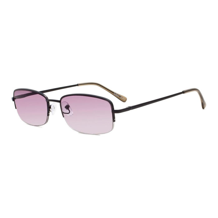 Eyekeeper.Com - Classic Semi-Rimless Metal Frame Reading Glasses R15015