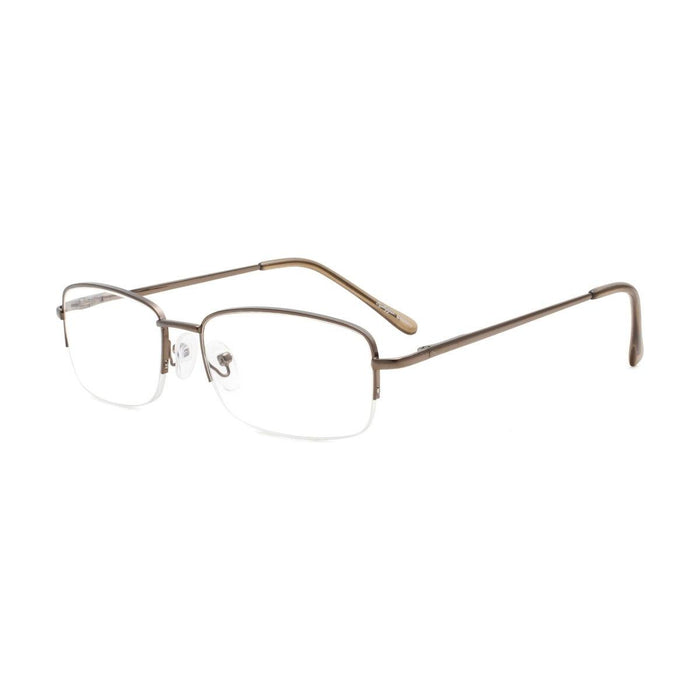 Eyekeeper.Com - Classic Semi-Rimless Metal Frame Reading Glasses R15015