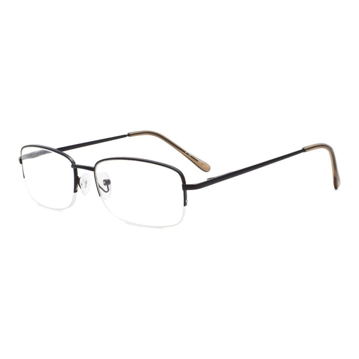 Eyekeeper.Com - Classic Semi-Rimless Metal Frame Reading Glasses R15015