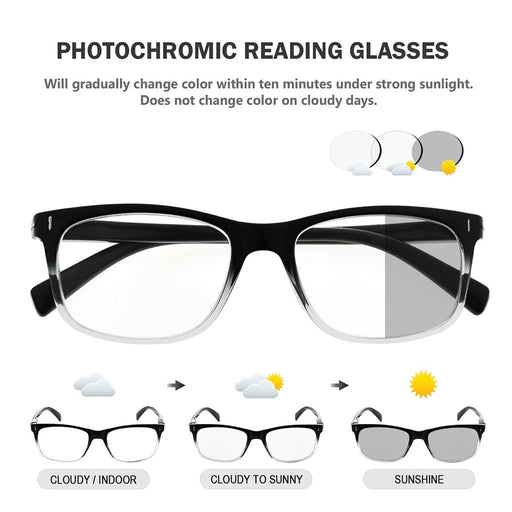 eyekeeper.com Classic Transition Photochromic Reading Glasses BSR150 Eyeglasses