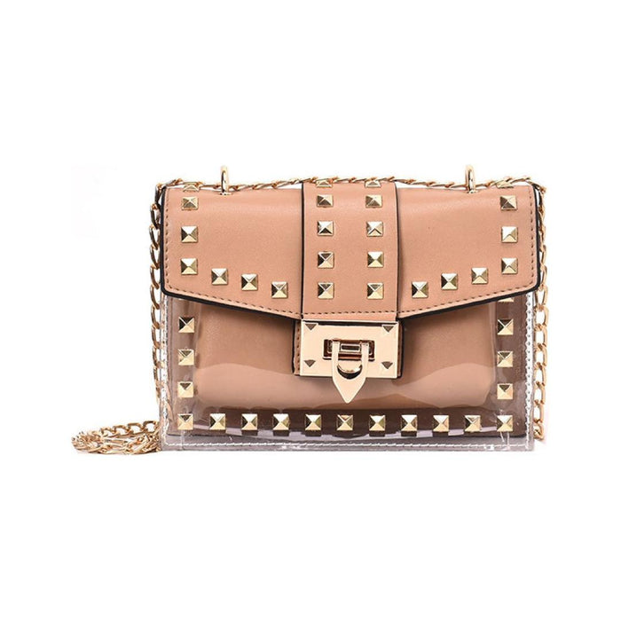 Betty Shoulder Bag -Clear/Rose