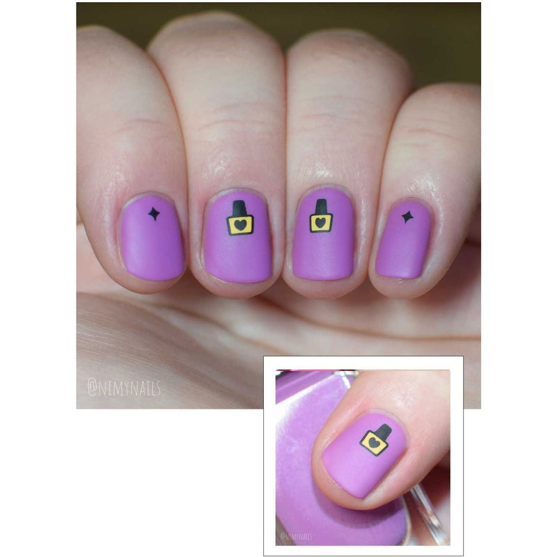 UberChic Beauty Itty Bitty Icons-02 Stamping Plate