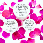 Rooted Earth Farm + Apothecary Flower Petal Clay Face Mask Face Masks + Scrubs