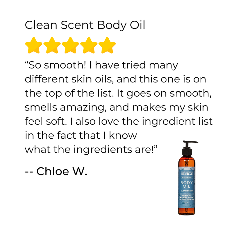 Ora's Amazing Herbal Body Oil, Clean Body Oil