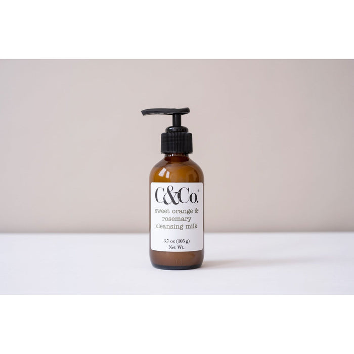 C&Co.® Handcrafted Skincare Sweet Orange & Rosemary Cleansing Milk